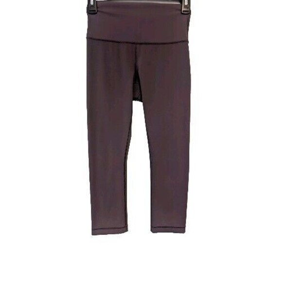 lululemon athletica Pants - Lululemon Wunder Under Womens‎ High Rise 21” Deep Purple Leggings Size 4 Fast 🚚